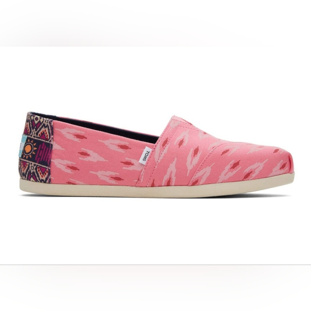 TOM'S Alpargata Arrows in Ikat Rose NWT
